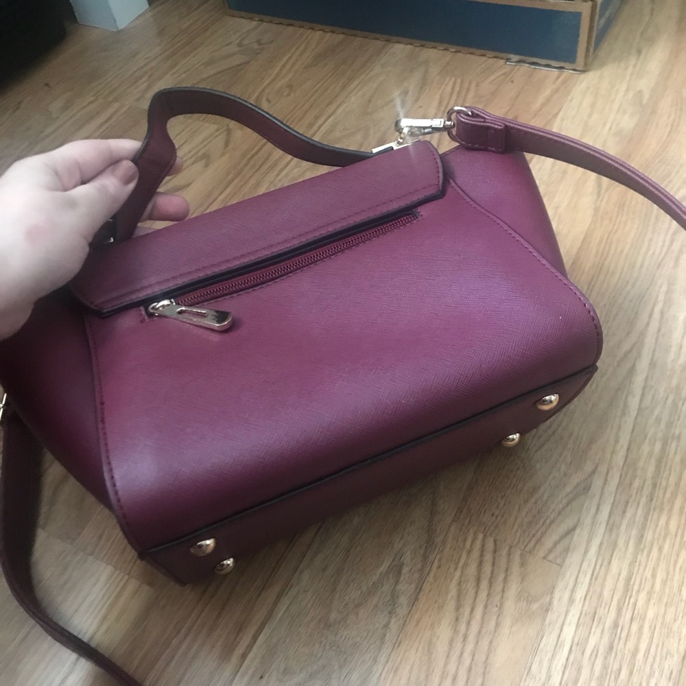 Purple Structured Purse - Picture 6 of 7